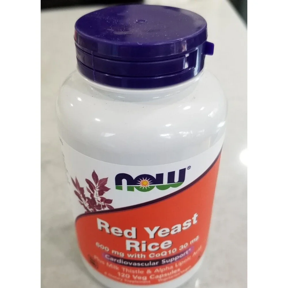 Now red yeast rice 600mg with coq10 30mg 120 veg capsules - Picture 2 of 7